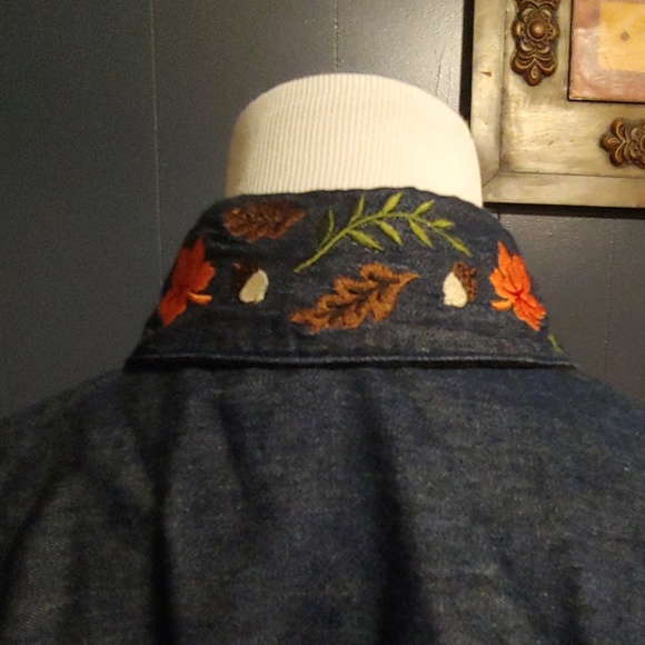 Dark chambray/denim shirt with reversible collar - Picture 6 of 8